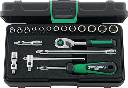 Stahlwille Steckschlüssel-Satz (19-teilig 1/4 “ / Schlüsselweiten 3,5-13 mm) - 96011180