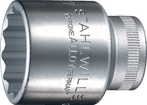 Stahlwille Steckschlüsseleinsatz (1/2 “ 12-kant / Schlüsselweite 22 mm) - 03010022