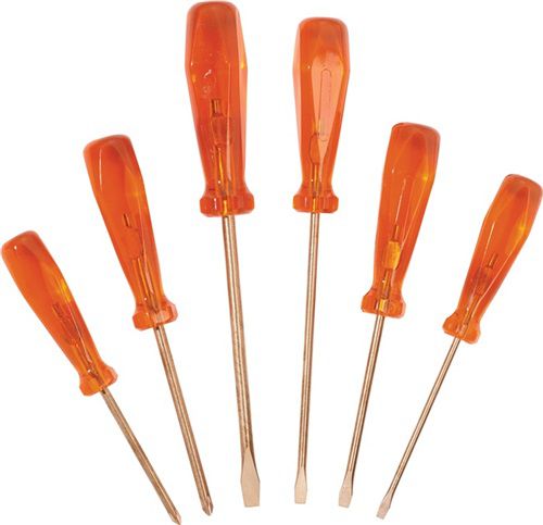 ENDRES TOOLS Schraubendrehersatz (6-teilig Schlitz / PH / funkenfrei) - 0800002C