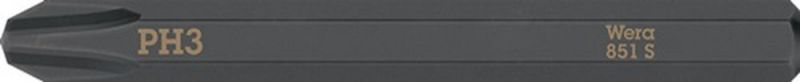 NW-Wera Bit (1/4 “ PH 3 Länge 70 mm / Inhalt: 5 Stück) - 05018162001