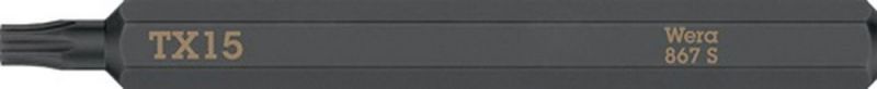 NW-Wera Bit (1/4 “ TORX 15 Länge 70 mm / Inhalt: 5 Stück) - 05018166001