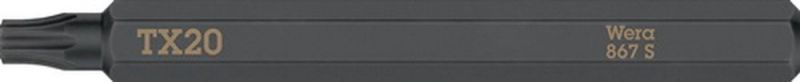 NW-Wera Bit (1/4 “ TORX 20 Länge 70 mm / Inhalt: 5 Stück) - 05018167001