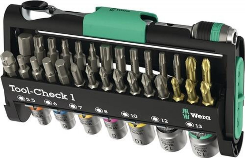 NW-Wera Bit-/Steckschlüssel-Set 38-teilig - 05049050001