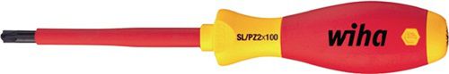 Wiha Schraubendreher (Größe SL/PZD 2 / Klingenlänge 100 mm VDE isoliert) - 30701