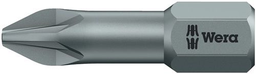 NW-Wera Bit (1/4 “ PZD 1 Länge 25 mm / Torsionszone, zähhart / Inhalt: 10 Stück) - 05056810001