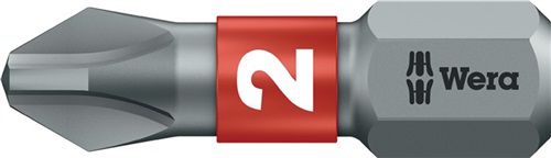 NW-Wera Bit (1/4 “ PH 2 Länge 25 mm / BiTorsion, zähhart / Inhalt: 10 Stück) - 05056422001