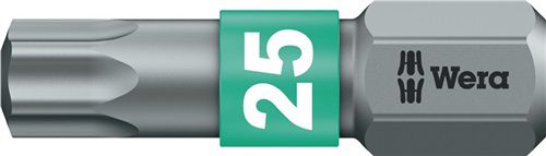 NW-Wera Bit (1/4 “ T 25 Länge 25 mm / BiTorsion, zähhart / Inhalt: 10 Stück) - 05066126001