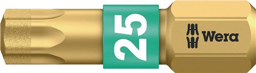 NW-Wera Bit (1/4 “ T 20 Länge 25 mm / BiTorsion, diamatbeschichtet / Inhalt: 10 Stück) - 05066104001