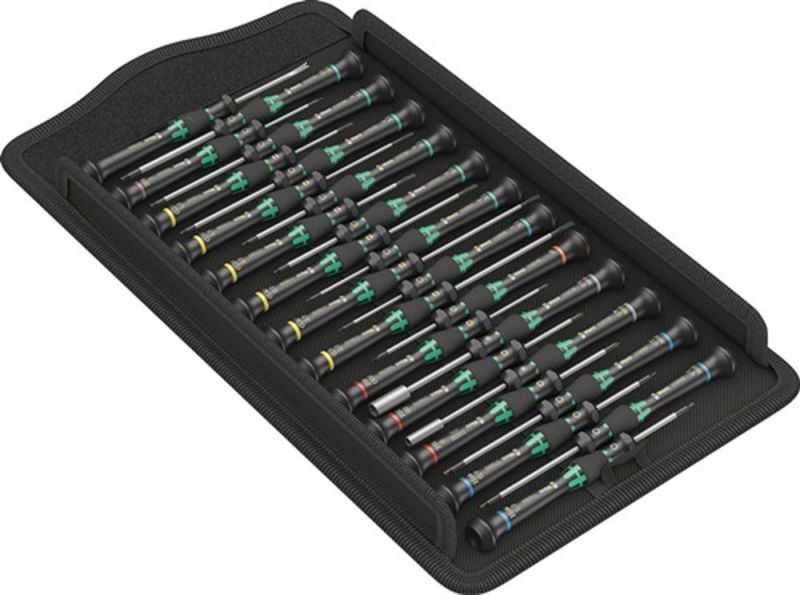 NW-Wera Feinmechanikerschraubendrehersatz (25-teilig / Schlitz/PH/TORX®/TORX PLUS®/Microstix®) - 05134000001
