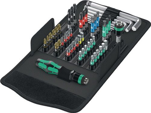 NW-Wera Bitsortiment (52-teilig / Schlitz/PH/PZD/TX/6Kt.) - 05057460001
