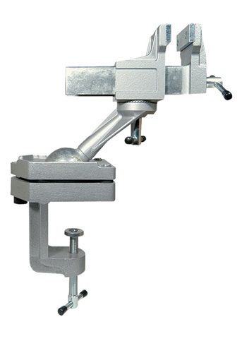 ASW Feinmechanikerschraubstock (Backenbreite 46 mm Spannweite 70 mm / Klemmbügel) - 1B/KU