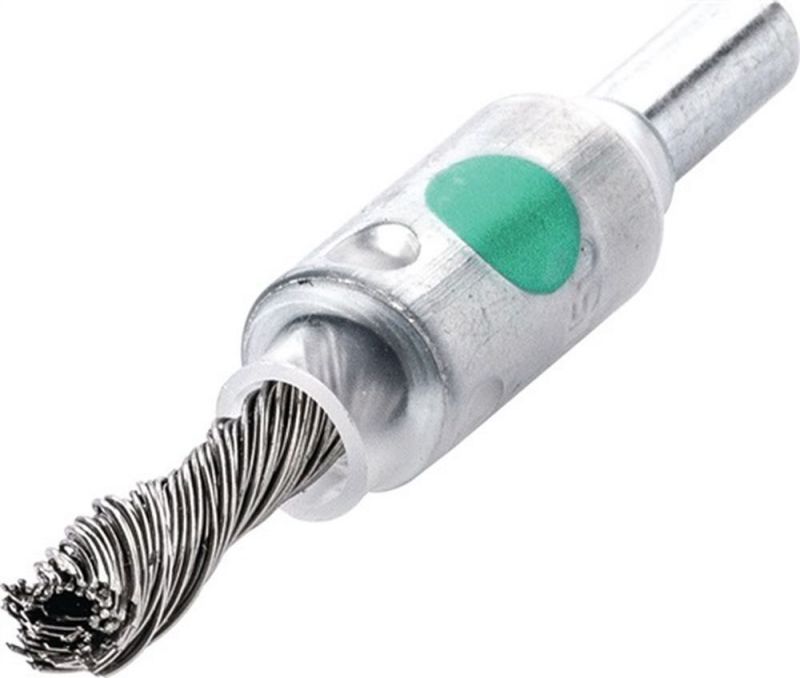 LESSMANN Pinselbürste (Ø 6 mm Schaft 6 mm Drahtstärke 0,25 mm / VA) - 451458
