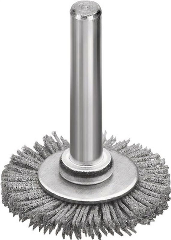 LESSMANN Rundbürste (Ø 30 mm Schaft 6 mm / SiC Schleifborsten Körnung 320 6 mm) - 413871