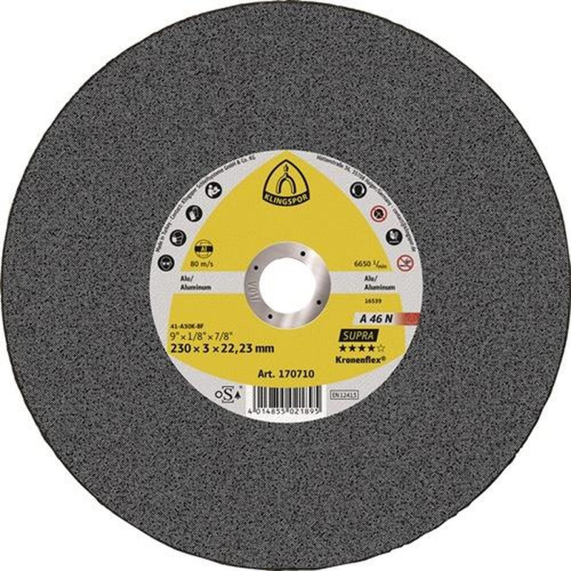 KLINGSPOR Trennscheibe (D125x2,5mm gekröpft / Aluminium / Inhalt: 25 Stück) - 170708