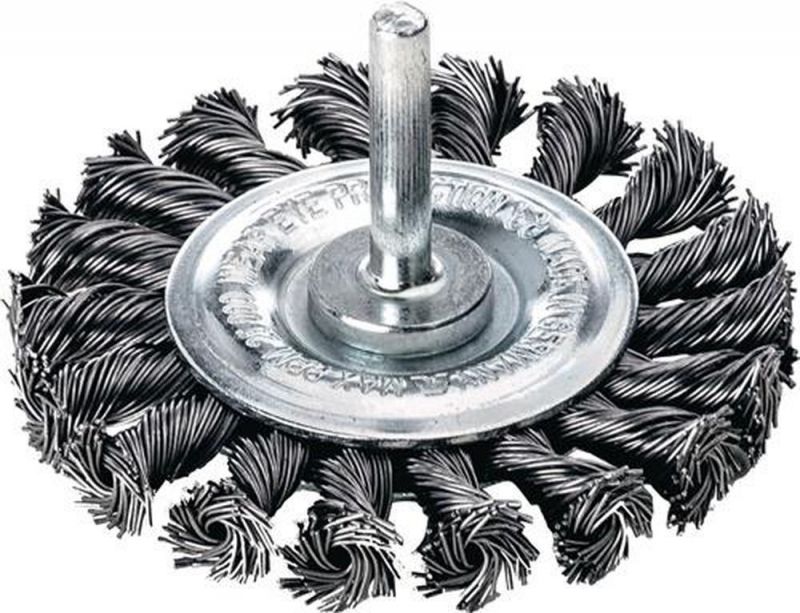 LESSMANN Rundbürste (Ø 75 mm Drahtstärke 0,5 mm / Edelstahl glatt 12 mm) - 417398