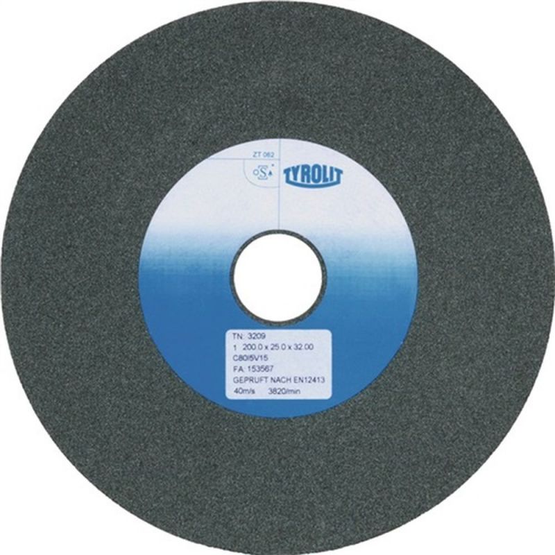 Tyrolit Schleifbockscheibe Ø200xB25x32mm 80 - 3210