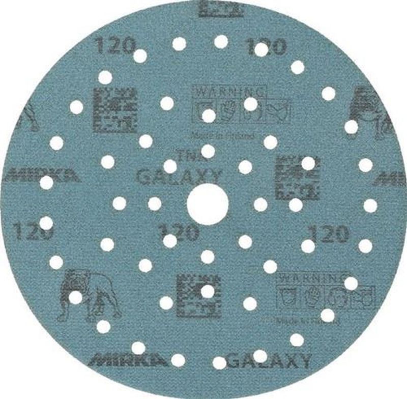 ALFRA Haftschleifscheibe (150 mm Körnung 120 / für Holz / Metall / Lack / Kunststoff / Inhalt: 50 Stück) - FY6M105012