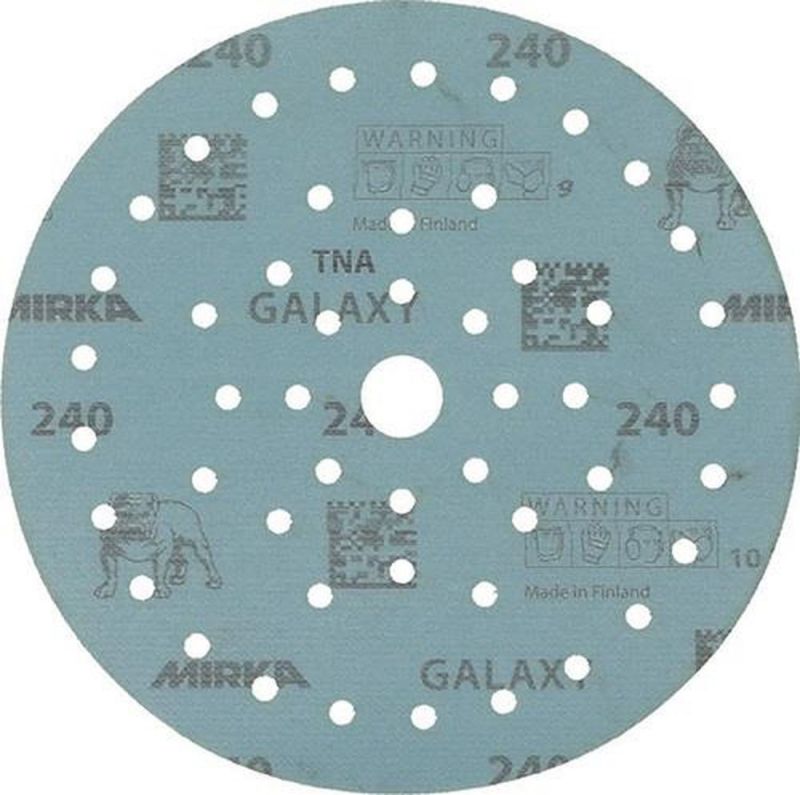 ALFRA Haftschleifscheibe (150 mm Körnung 240 / für Holz / Metall / Lack / Kunststoff / Inhalt: 50 Stück) - FY6M105025