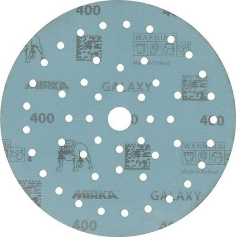 ALFRA Haftschleifscheibe (150 mm Körnung 400 / für Holz / Metall / Lack / Kunststoff / Inhalt: 50 Stück) - FY6M105041
