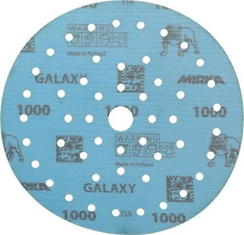 ALFRA Haftschleifscheibe (150 mm Körnung 1000 / für Holz / Metall / Lack / Kunststoff / Inhalt: 50 Stück) - FY6M105092