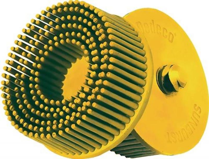 Tyrolit Radialbürstenscheibe (Ø 51 mm Körnung 80 A80 COARSE / PREMIUM gelb 25000 min-¹ Breite 51) - 34570184