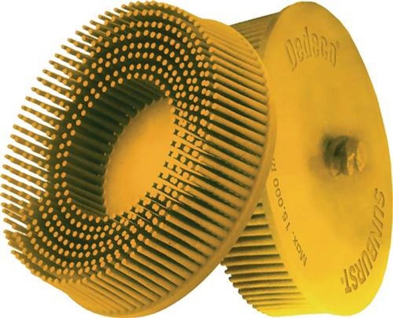 Tyrolit Radialbürstenscheibe (Ø 76 mm Körnung 80 A80 COARSE / PREMIUM gelb 20000 min-¹ Breite 76) - 34570188