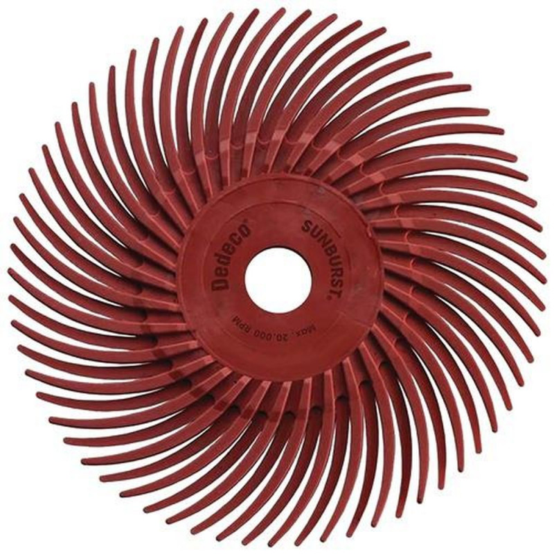 Tyrolit Radialbürstenscheibe (Ø 76 mm Körnung 220 / braun / Inhalt: 12 Stück) - 34570116