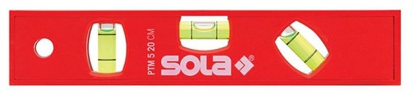 Sola Torpedowasserwaage (20 cm / ABS Kunststoff rot) - 1430601