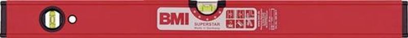 BMI Wasserwaage (30 cm / Aluminium rot) - 696030P