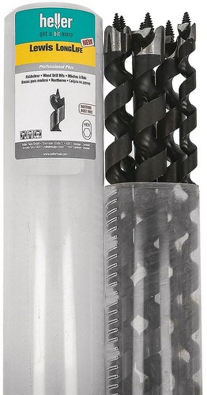 Heller Schlangenbohrersatz (6-teilig Länge 450 mm / 12 - 22 mm) - 29340