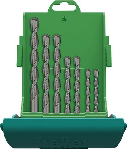 Heller Beton-/Steinbohrersatz (7-teilig / Ø 4 / 5 / 2 x 6 / 8 / 10 / 12  mm) - 16884