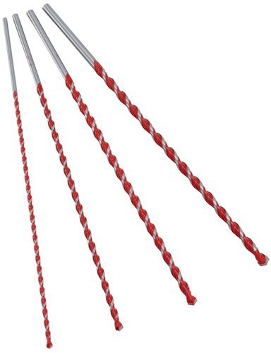 ALPEN Bohrer-Satz 4 teilig 6, 8, 10, 12x400 mm - 0000100808100