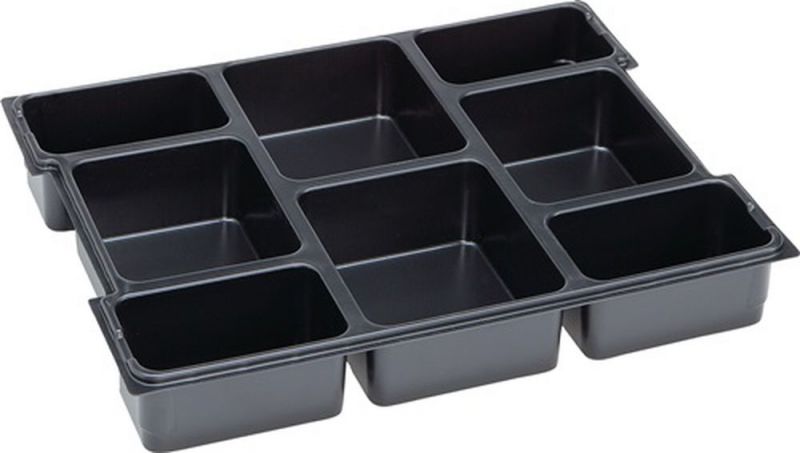 BS SYSTEMS Kleinteileeinsatz (B404xT312xH61mm Polystyrol / mit 8 Mulden) - 1000010125