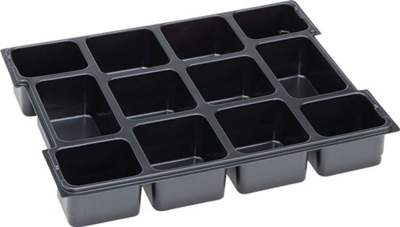 BS SYSTEMS Kleinteileeinsatz (B404xT312xH61mm Polystyrol / mit 12 Mulden) - 1000010126