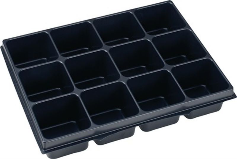 BS SYSTEMS Kleinteileeinsatz (B349xT265xH63mm Polystyrol / mit 12 Mulden) - 1000010134