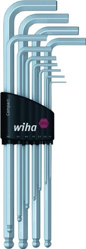 Wiha Winkelschraubendrehersatz (11-teilig Compact-Halter / SW 1,5 - 10 mm) - 36453