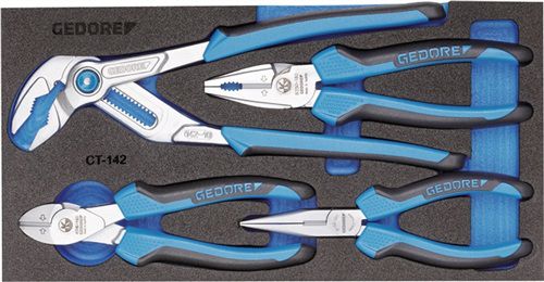 Gedore Werkzeugmodul (4-teilig 1/3-Modul / Zangensatz) - 2309025