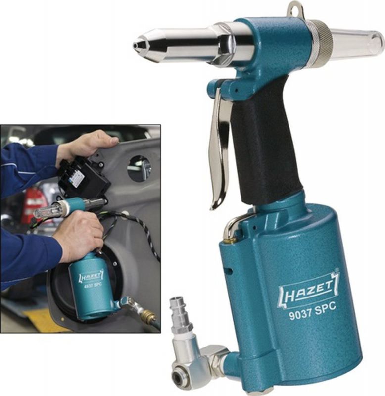 NW-HAZET Druckluftblindnietgerät (8700 N / 2,4-4,8 mm) - 9037SPC