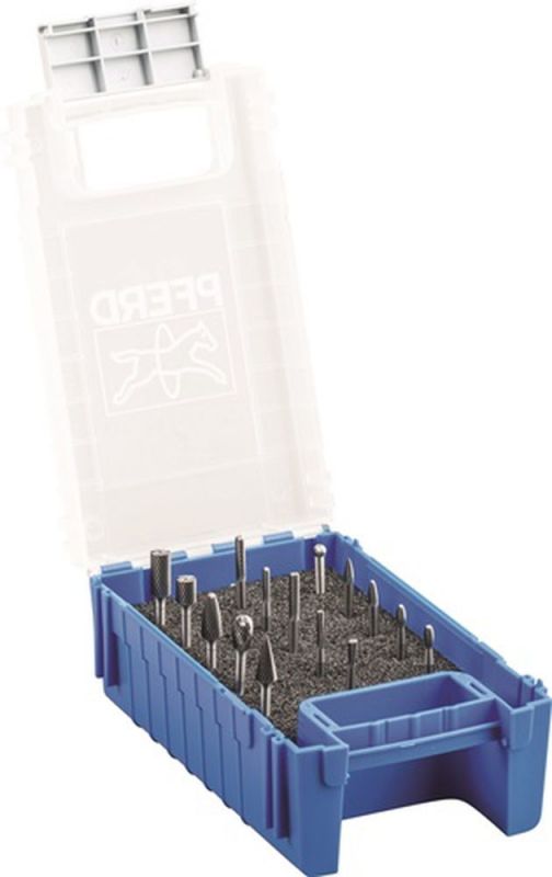 PFERD Kleinfrässtiftesatz (Schaft-Ø 3 mm 15-teilig / Hartmetall) - 21901501