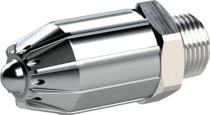 Riegler Runddüse (Außengewinde / Zink-Druckguss, Aluminium Länge 41 mm) - 129880