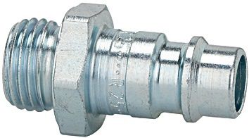 Riegler Stecknippel (Stahl verzinkt Stecker DN 7,2-7,8 / Außengewinde G 1/4 “ / Inhalt: 10 Stück) - 107547
