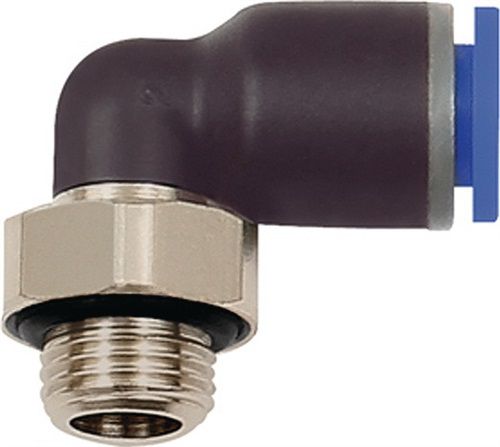 Riegler L-Steckverschraubung (Außengewinde G 1/2 “ SW 24 mm / mit O-Ring, drehbar zylindrisch / Inhalt: 10 Stück) - 109276