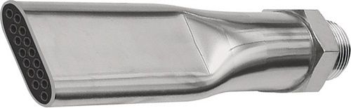 Riegler Flachdüse (Außengewinde / Messing vernickelt Länge 100 mm) - 114366