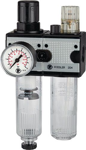 Riegler Wartungseinheit (Gewinde G 3/8 “ halbautomatisch / BG I 2-tlg.) - 100567