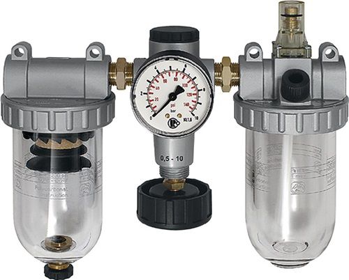 Riegler Wartungseinheit (Gewinde 3/8 “ halbautomatisch / BG I 3-tlg.) - 101065