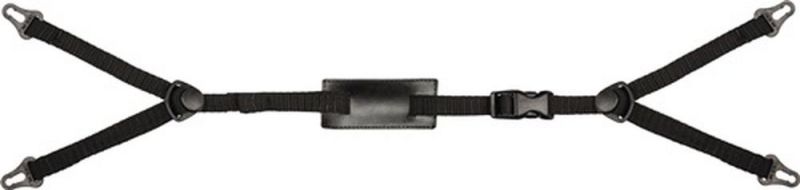 VOSS Gabelkinnriemen (passend für VOSS Schutzhelme / Textilband, schwarz / Inhalt: 10 Stück) - 22050000