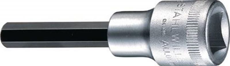 Stahlwille Steckschlüsseleinsatz (1/2 “ 6 kant / Schlüsselweite 8 mm / Inhalt: 5 Stück) - 03151408