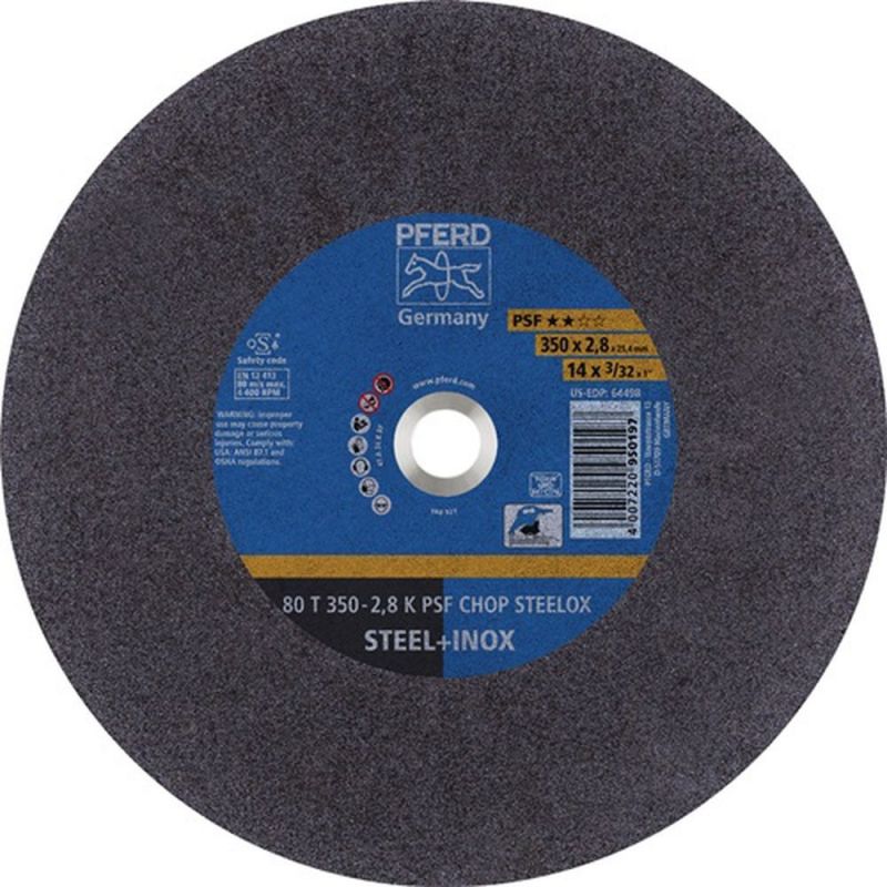 PFERD Trennscheibe (D350x2,8mm gerade / Stahl/INOX / Inhalt: 10 Stück) - 66323575