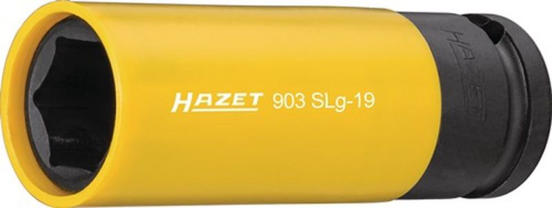 NW-HAZET Kraftschraubersteckschlüsseleinsatz (1/2 “ / 6-Kant mit Ku.Hülse) - 903SLG-19