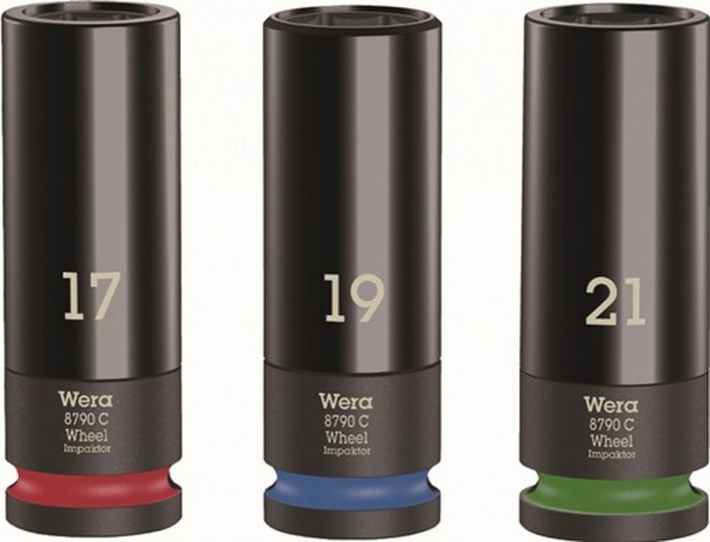 NW-Wera Kraftsteckschlüssel-Satz (3-teilig 1/2 “ / lang, 6-kant) - 05004595001